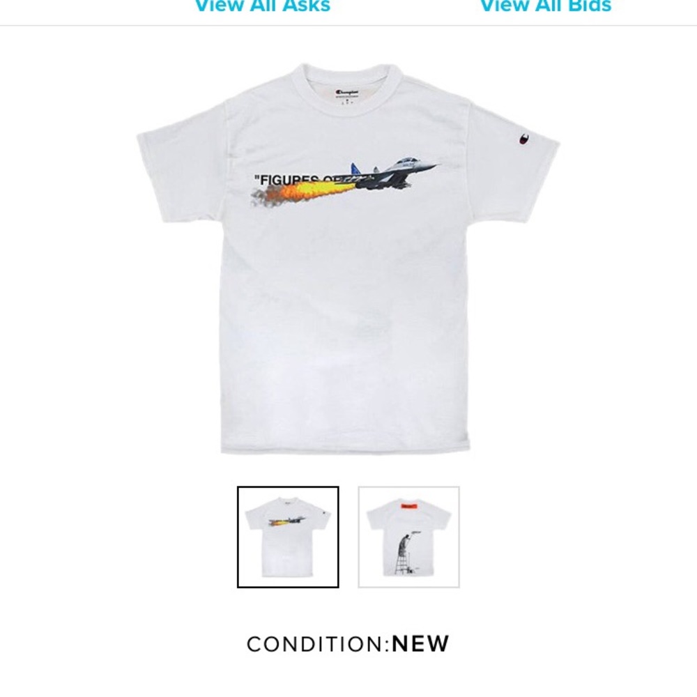 Off white Virgil a blog figure of speech T-shirt